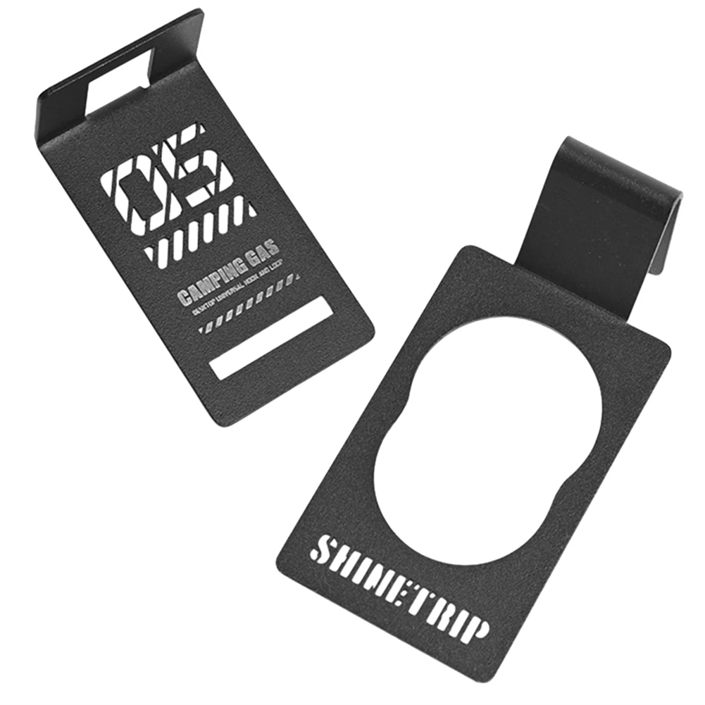 علبة الغاز معلقة هوك الفولاذ المقاوم للصدأ البيوتان خزان الغاز شماعات كليب التخييم الغاز شماعات كليب لجدول التخييم IGT