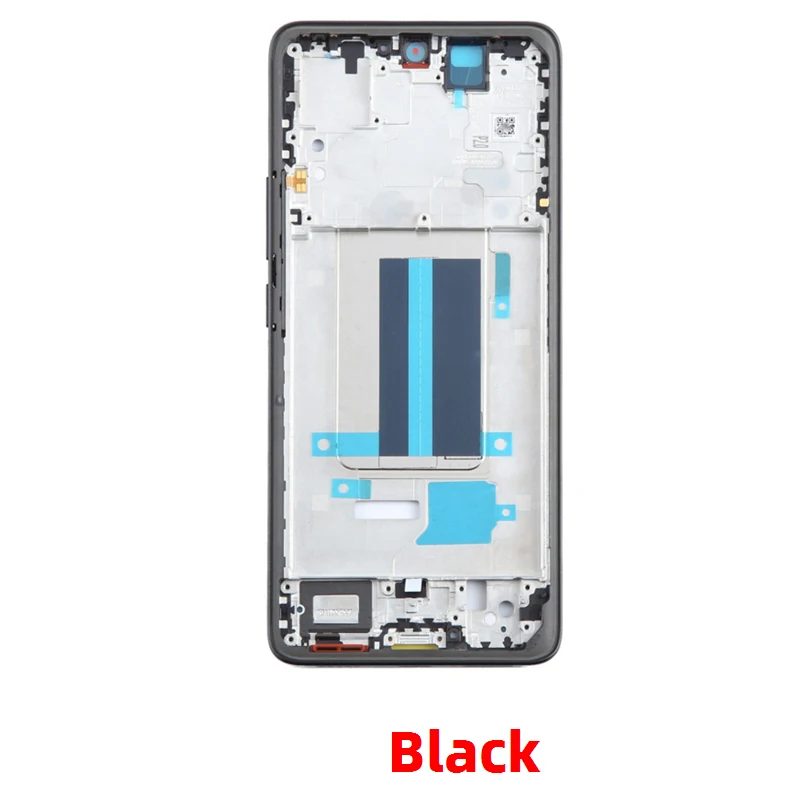 For Xiaomi Redmi Note 13 Pro Plus Front Frame Housing Middle Bezel Chassis With Side Buttons Note13 Pro+ 5G Parts