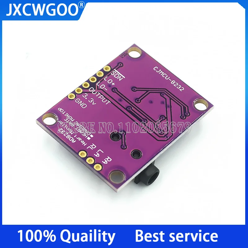 5PCS-10PCS  AD8232Module  ECG / bioelectric signal acquisition and development module New original