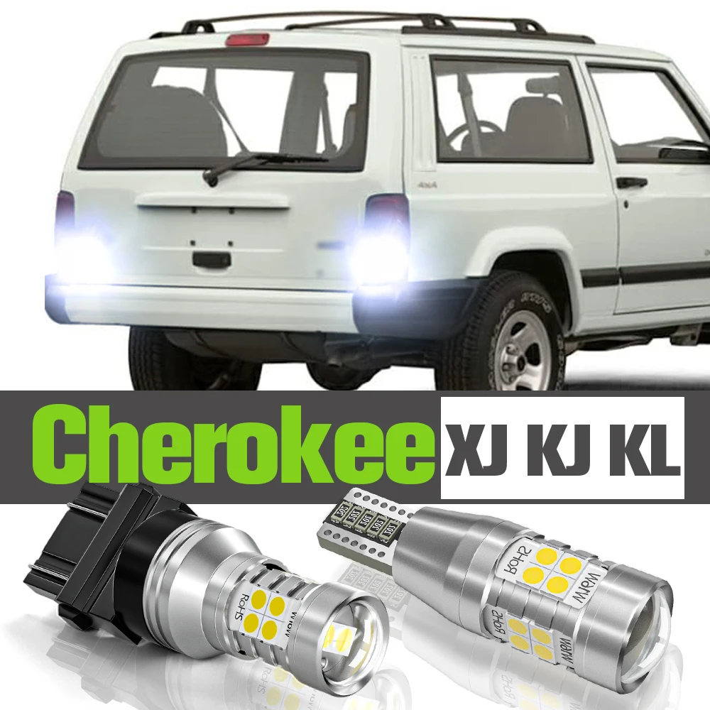 

2x LED Reverse Light Accessories Backup Lamp For Jeep Cherokee XJ KJ KL 1984-2007 2000 2001 2006 2014 2015 2016 2017 2018 2019