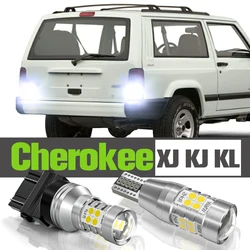 2x LED Reverse Light Accessories Backup Lamp For Jeep Cherokee XJ KJ KL 1984-2007 2000 2001 2006 2014 2015 2016 2017 2018 2019