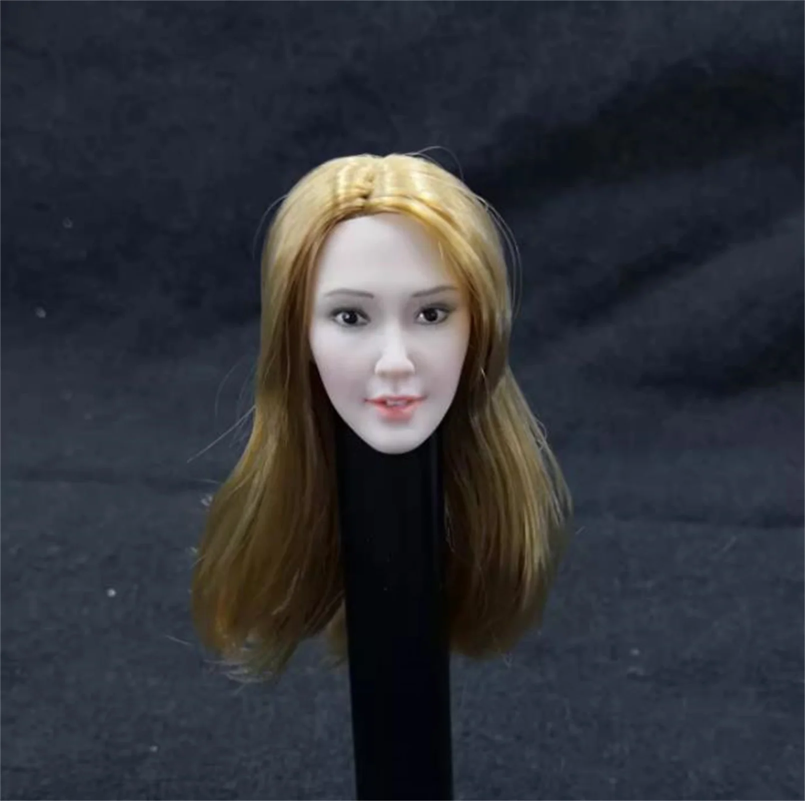 1/6 آسيا المغني ستار التعبير أنثى رئيس نحت مزروع الشعر شاحب ل 12 بوصة تبليجو Phicen عمل نموذج لجسم اللعب #4