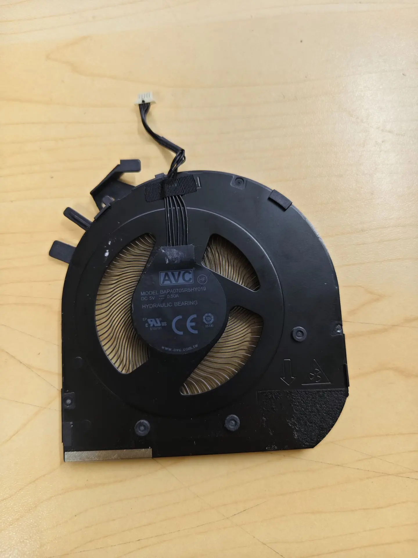 Used Laptop CPU Fan Radiator Cooler for Lenovo ThinkPad T14S Gen 2 20WM 20WN DC 5V 0.5A BAPA0705R5HY019
