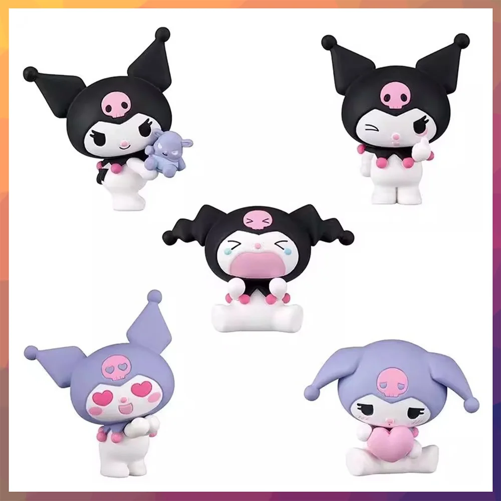 

Sanrio Blind Box Cute Cartoon Kuromi Doll Action Figure Model Blind Box Girl&Child Toys Desktop Decoration Holiday Gifts