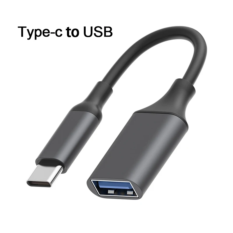 Type‑C Male to USB A Female OTG Adapter Cable USB 3.0 OTG Data Converter for Smartphone Tablet Laptop U Disk Data Transfer
