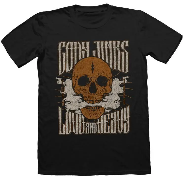 New Cody Jinks Loud And Heavy T-Shirt TQ0  High Quality 100%Cotton Short Sleeve