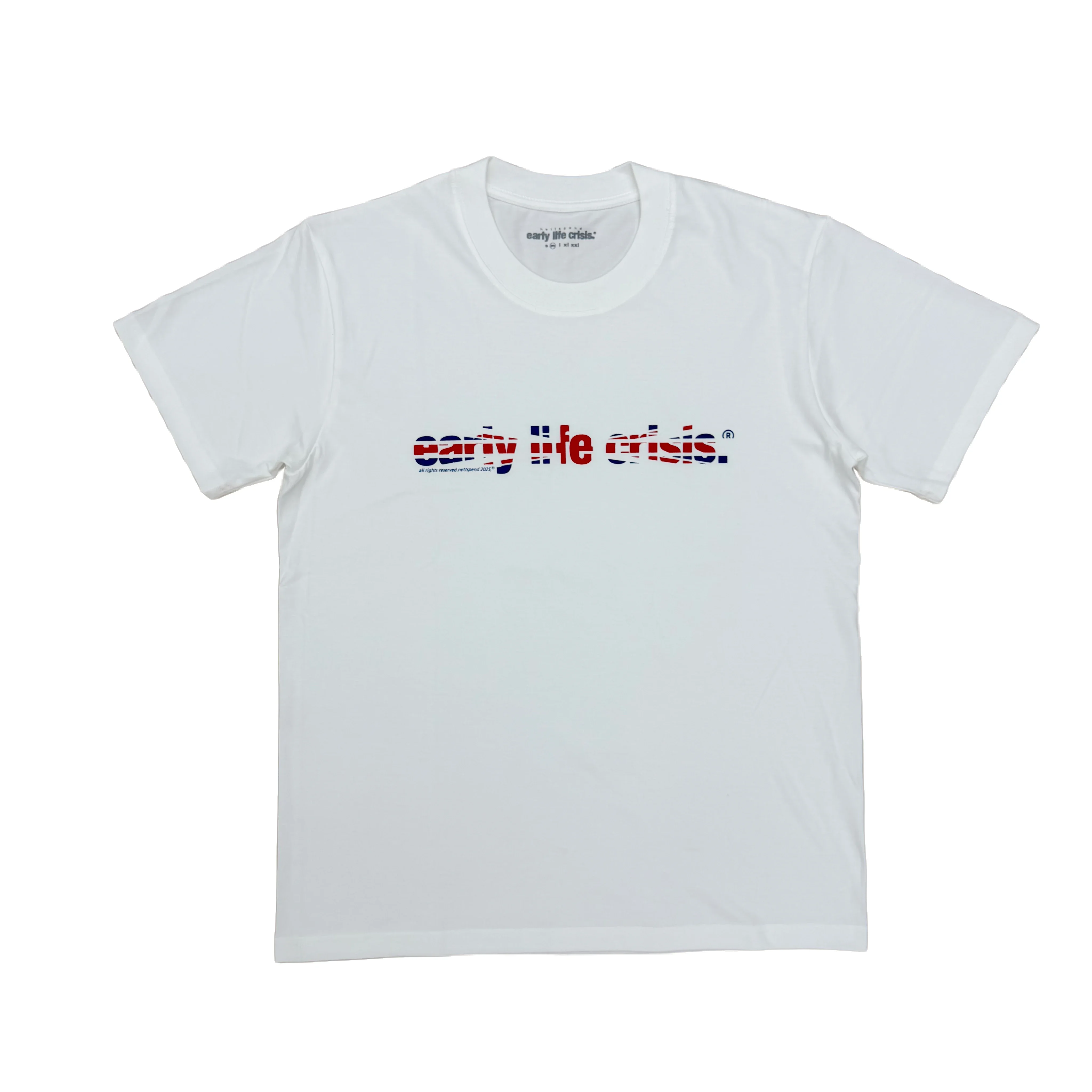 New Men Nettspend Early Life Crisis Merch T Shirts T-Shirt Hip Hop Skateboard Street Cotton T-Shirts Tee Top US size F35