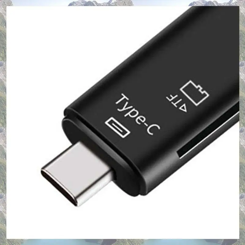 

N75R-3X 5-In-1 Multifunctional OTG Card Reader Micro-SD / SD Card / USB Reader Support TF Android Type-C Phone / Computer
