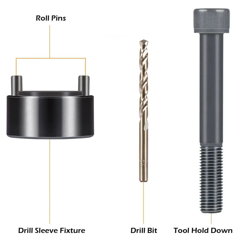 Crankshaft Damper Drill Pinning Fixture Tool Crank Pin Kit Fits for LS1 LS2 LS3 LT1 LQ4 LQ9 LSX LSA 5.3 6.0 (3Pcs/Set)