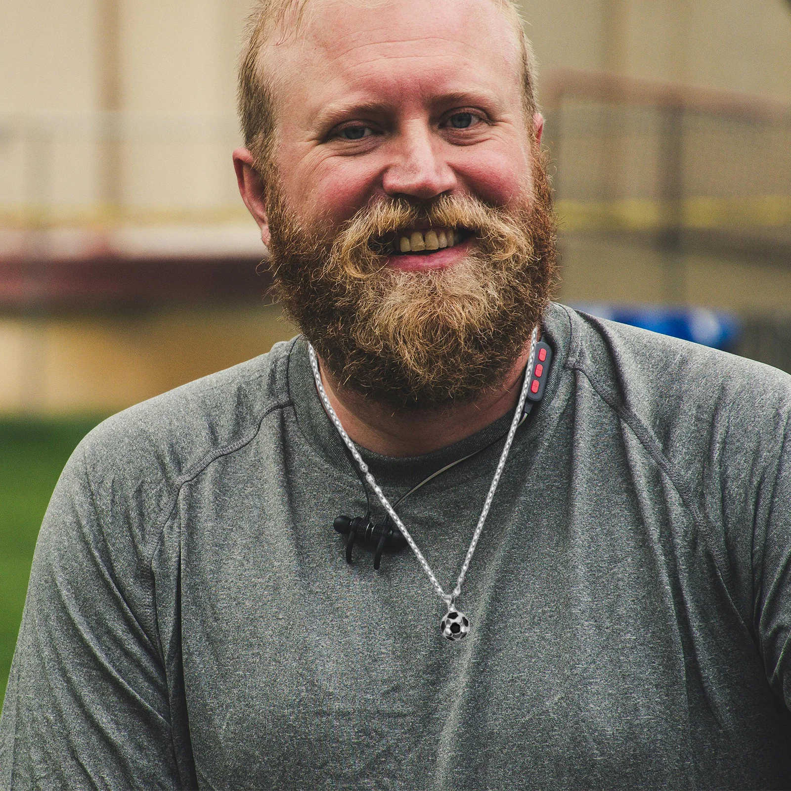 

Football Necklace Party Favors Boys Soccer Chain for Men Basketball Alloy Game Jewelry Pendant Child