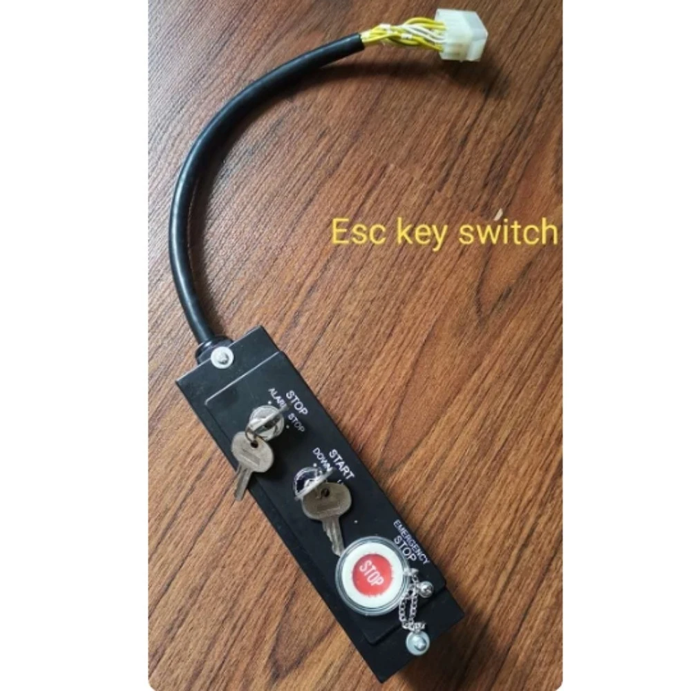 For 3003937D Escalator Start Key Switch Box Power Lock for 30260001 Escalator Parts Electronic Accessories Supplies