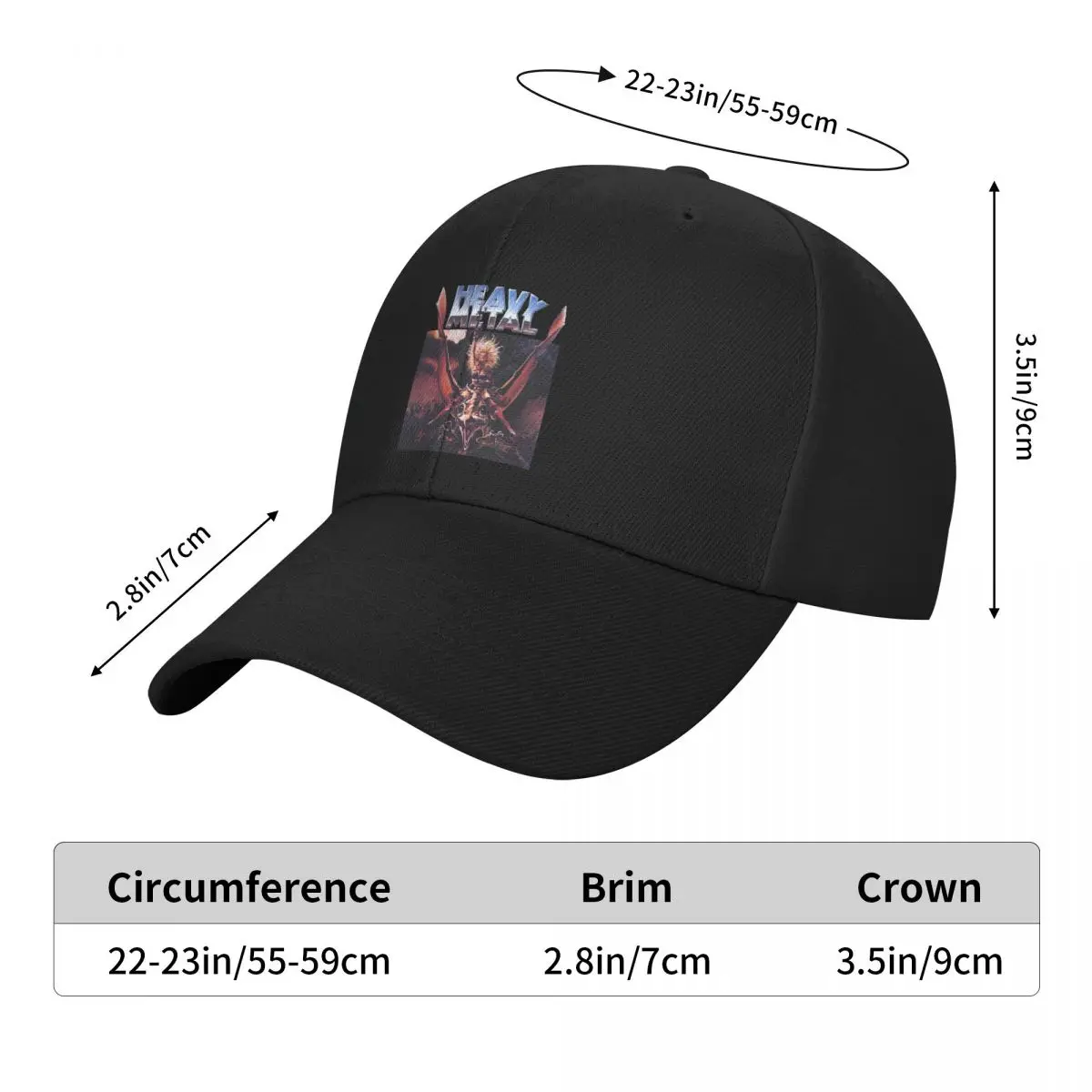 HEAVY METAL MOVIE Essential T-Shirt Baseball Cap Rugby Kids Hat Christmas  Golf Women Men's