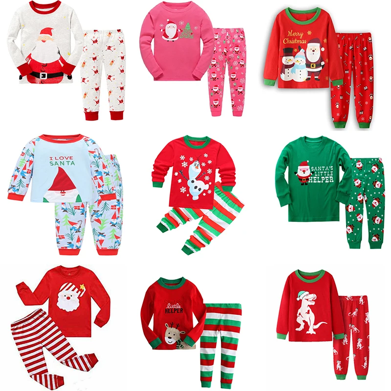 Little maven Winter Autumn Boys Girls Sets 2024 Christmas T shirts Tops+Pants Sets Kids Clothes Children's Clothing Cotton