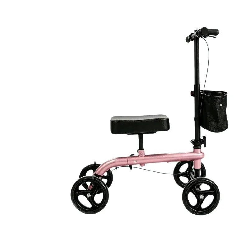 Knee car fracture, driving aid, walking artifact, elderly assistance, sitting leg injury
