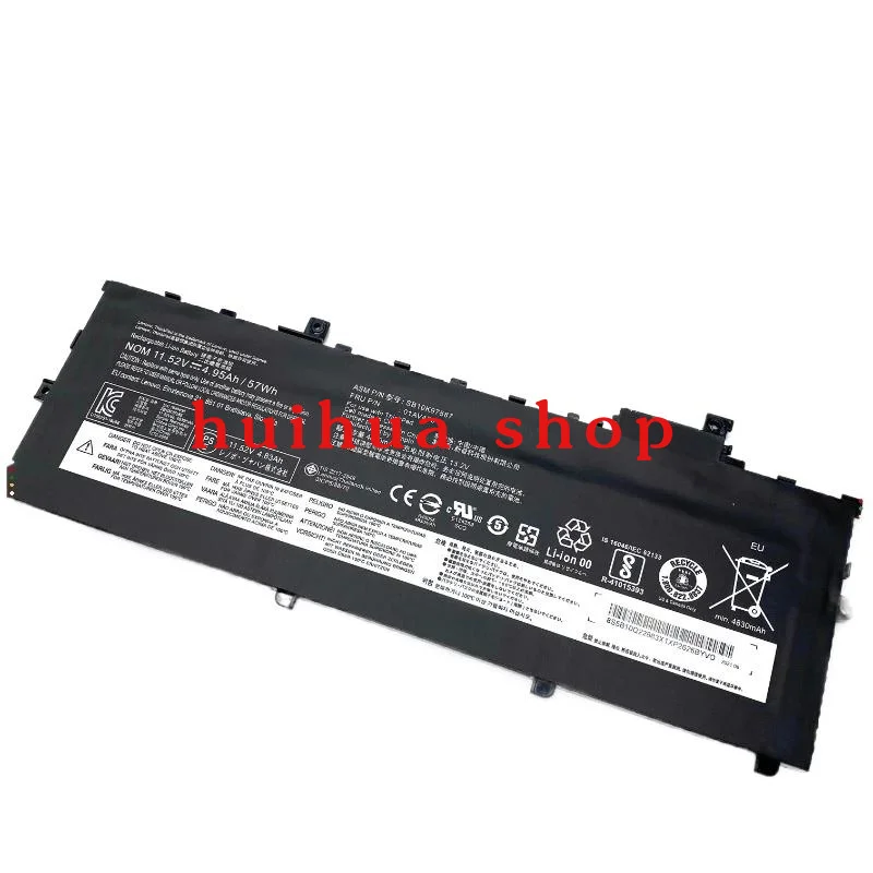 

Новый аккумулятор для ноутбука 01AV494 01AV430 для Lenovo ThinkPad X1 Carbon 5-го поколения 2017, 6-го поколения 2018 SB10K97586 SB10K97587 SB10K97588