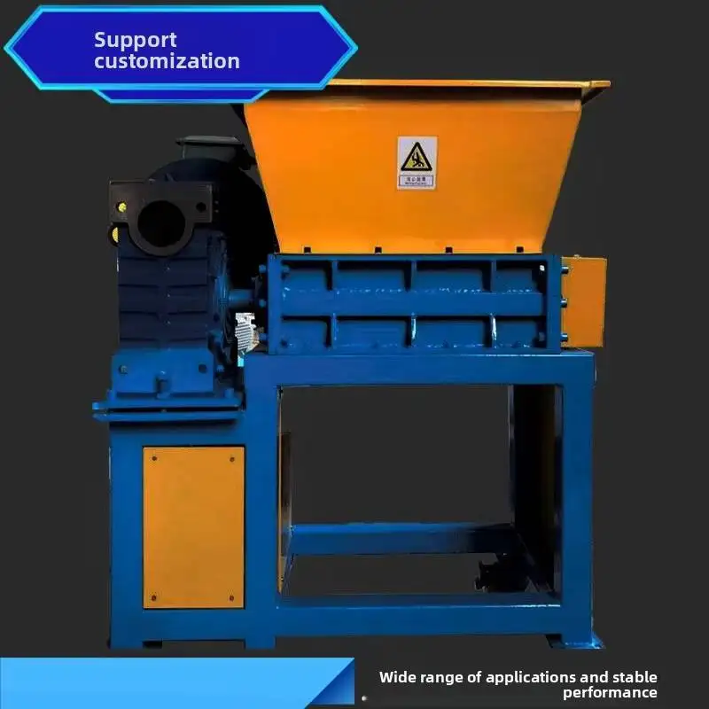 Petit broyeur universel multifonctionnel à double axe pour déchets de bois et plastique, broyeur d'approvisionnement en Stock en usine