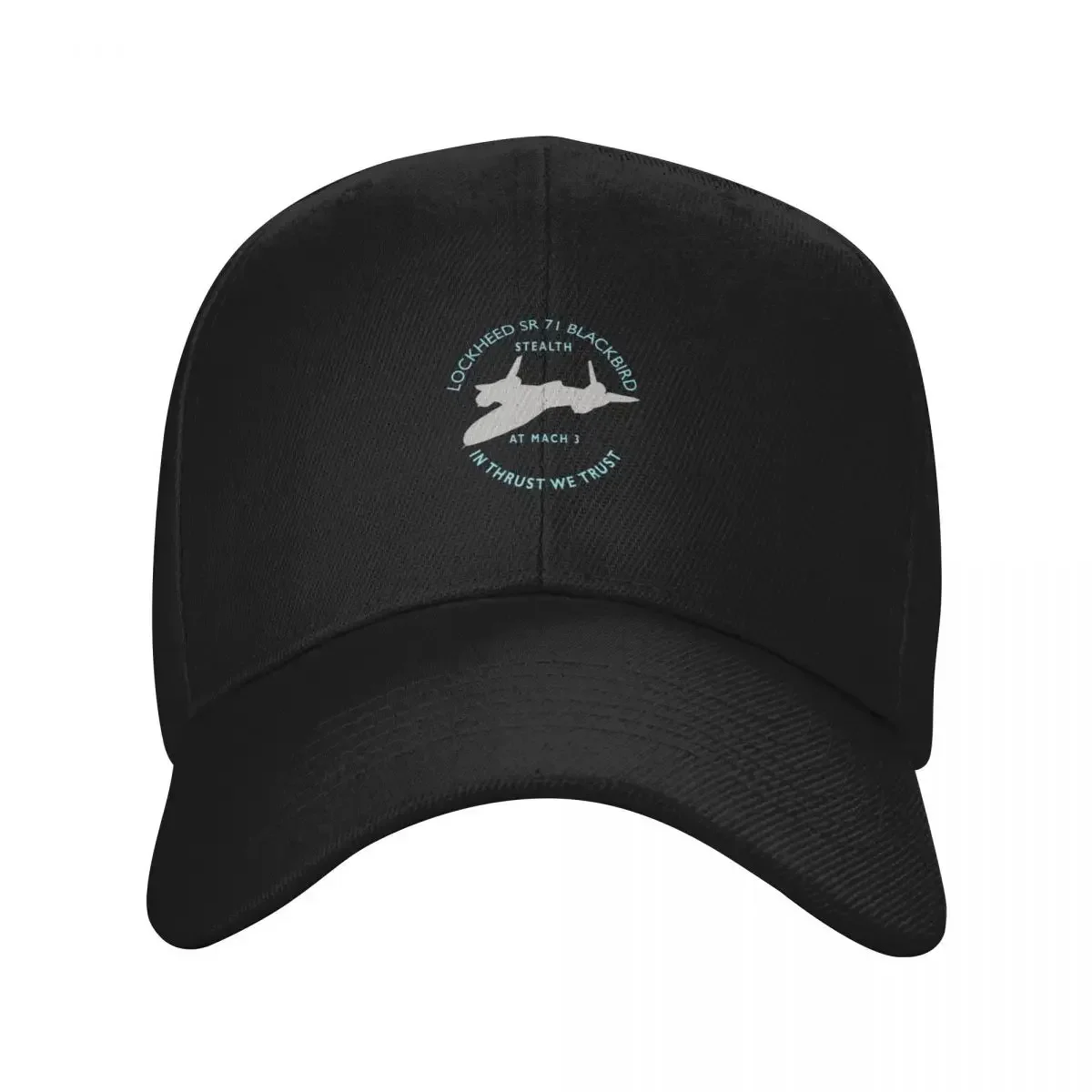 In thrust we trust: great aviation design: Lockheed SR 71 Blackbird. Baseball Cap tea Hat black For Women Men's