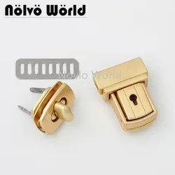 10-30 pieces 2 size 28X19mm 36X26mm Handbag Metal Buckles Mortise Lock DIY Replacement Purse Locks Clasp Accessories