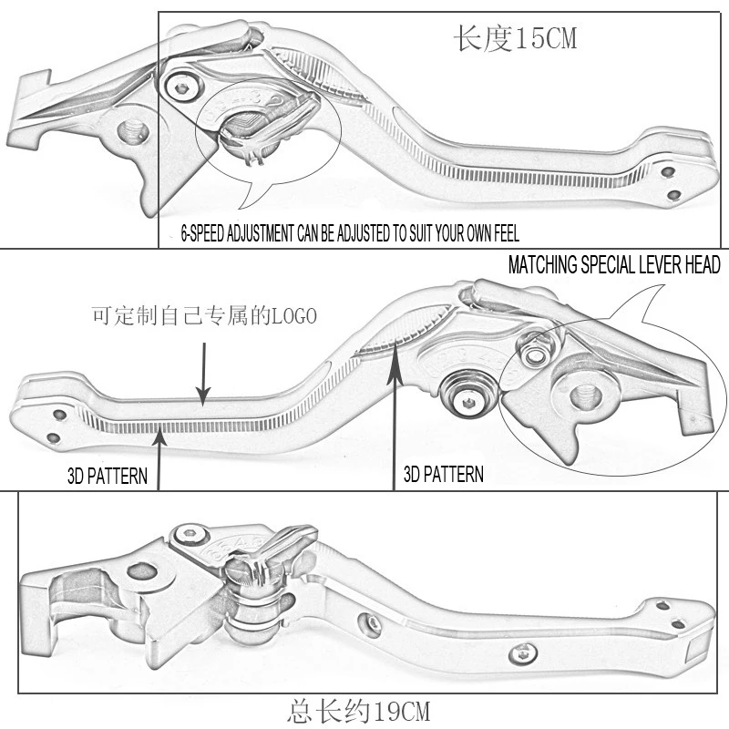 カワサキZ750,z 750, 2007-2012, 2011,新しいモデル,オートバイ用の短いブレーキとクラッチレバー,アクセサリー