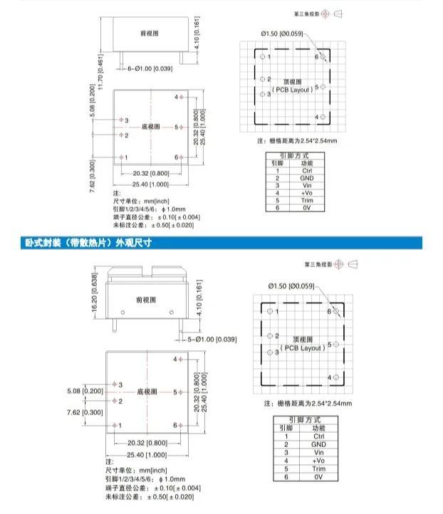 New Wiring Package of Power Module URB2415YMD-15WR3A2S