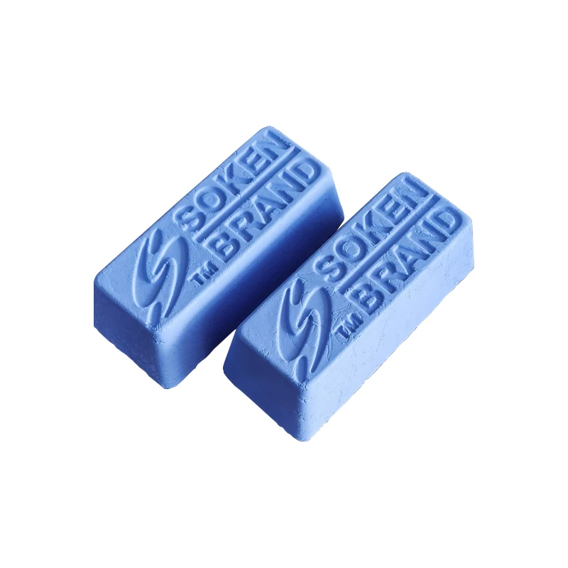 Japan Soken D-36 Blue Fine Polishing Compound Square Jewellery Metal Mirror Finishing Paste