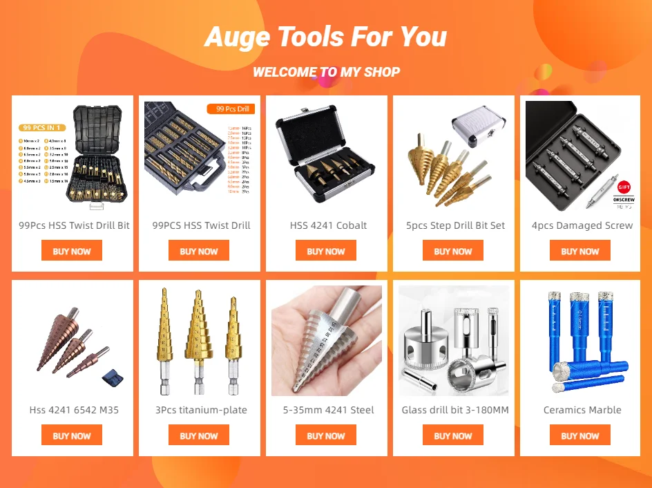 4 Stück beschädigte Schraubenausdreher-Bohrer, doppelseitige Beschädigung, Easy Out Stud Reverse Screw Extractor Tool Kit – Detail 1