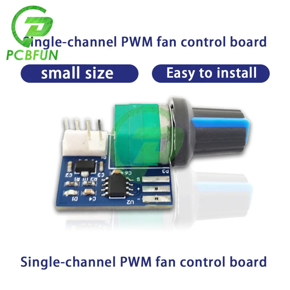 12V PWM DC Motor Speed Controller Module Single Channel Fan Speed Regulator Control Governor Switch 25KHZ