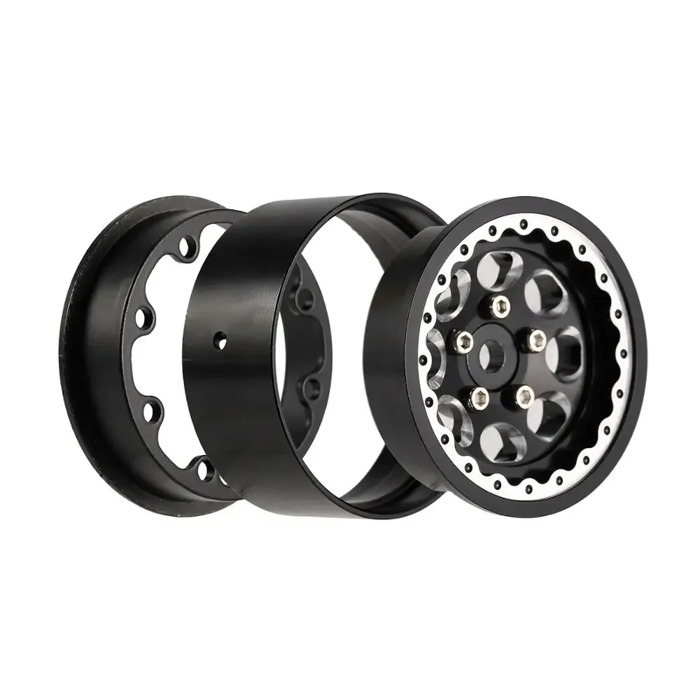 

4 шт., 1,9 дюйма, 53 мм, набор ободов ступицы из металлического алюминиевого сплава, 12 мм, шестигранные для 1/10, радиоуправляемые автомобильные багги, шины HSP Traxxas TRX-4 SCX10, детали