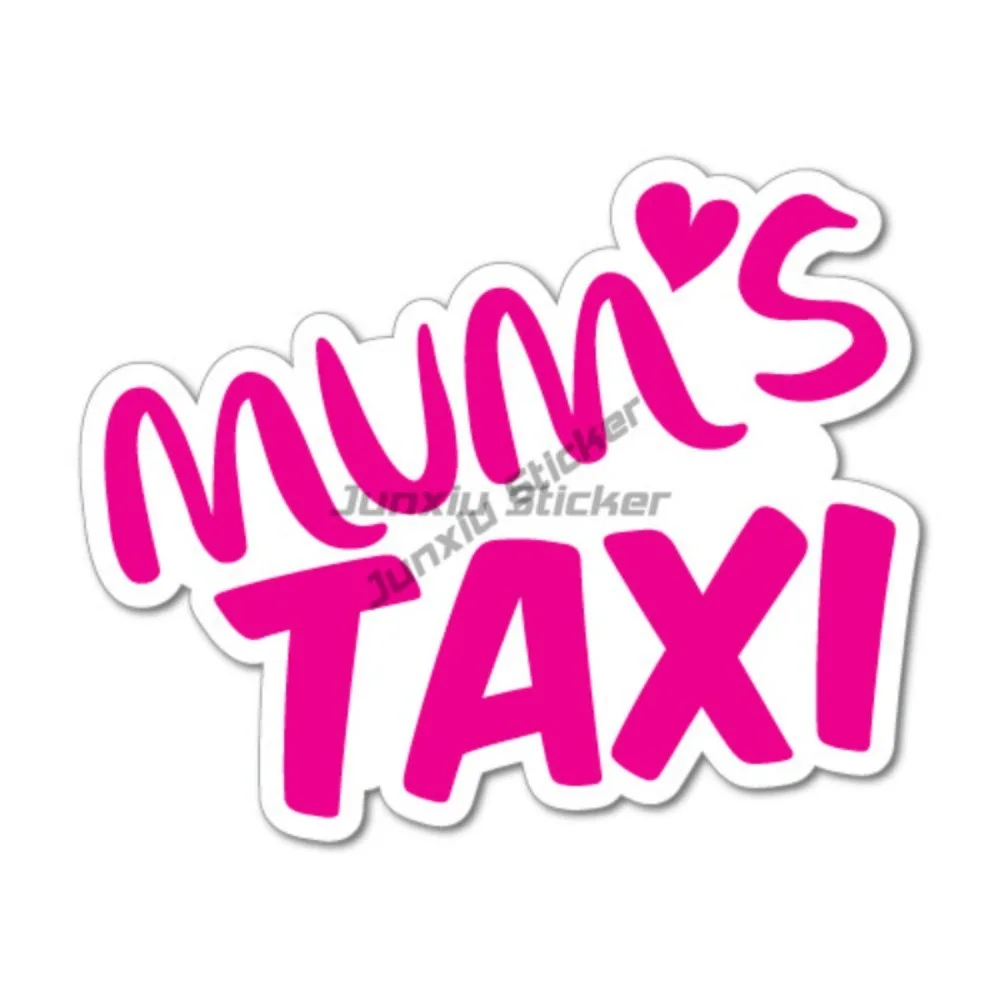 

MUM'S TAXI CAR UTE STICKER Decal Funny Vinyl Car Bumper Waterproof Decals Custom