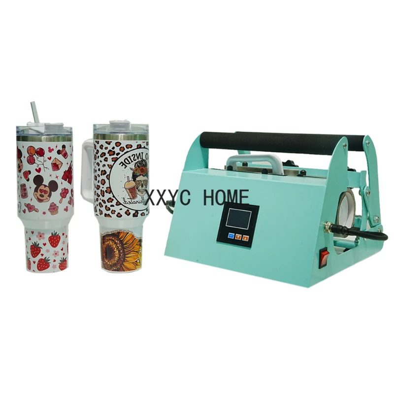 Pro Max 40oz Tumbler car Cup heat press sublimation printing machine with 2 mug wrap 500W DIY print machines for bulk wholesale