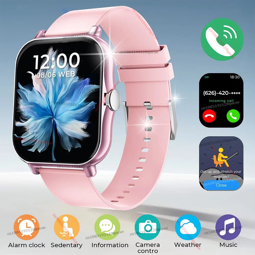 

Smart Watch For Men Women Gift 1.83 Inch Full Touch Screen Sport Fitness Watches BT Calls Digital Smartwatch Wristwatch 2026 Ne