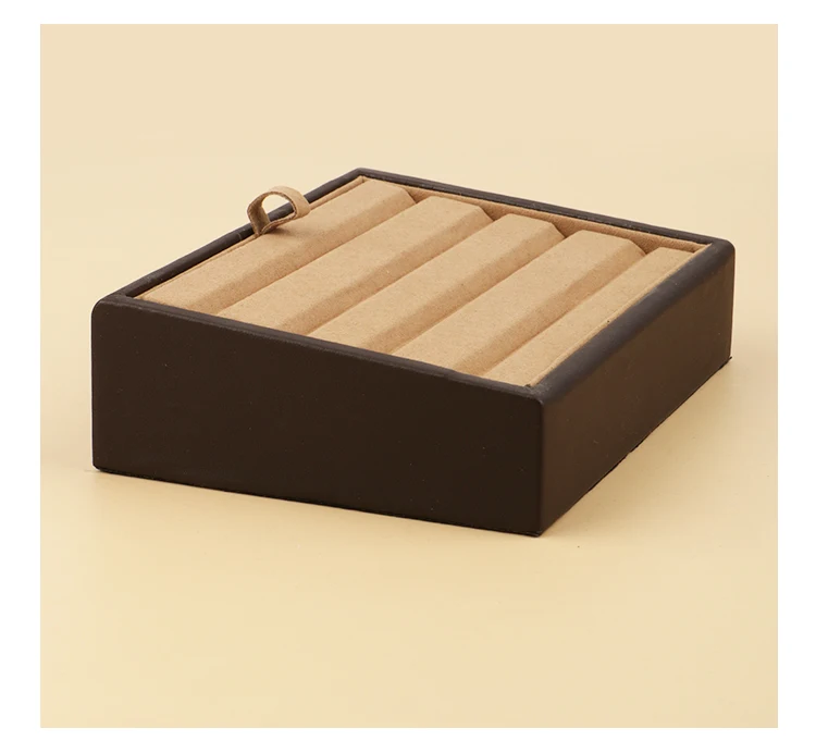 Jewelry Storage Box Gem Box V Groove Diamond Ring Face Bare Stone Color Treasure Bare Diamond Box Counter Sample Display Props