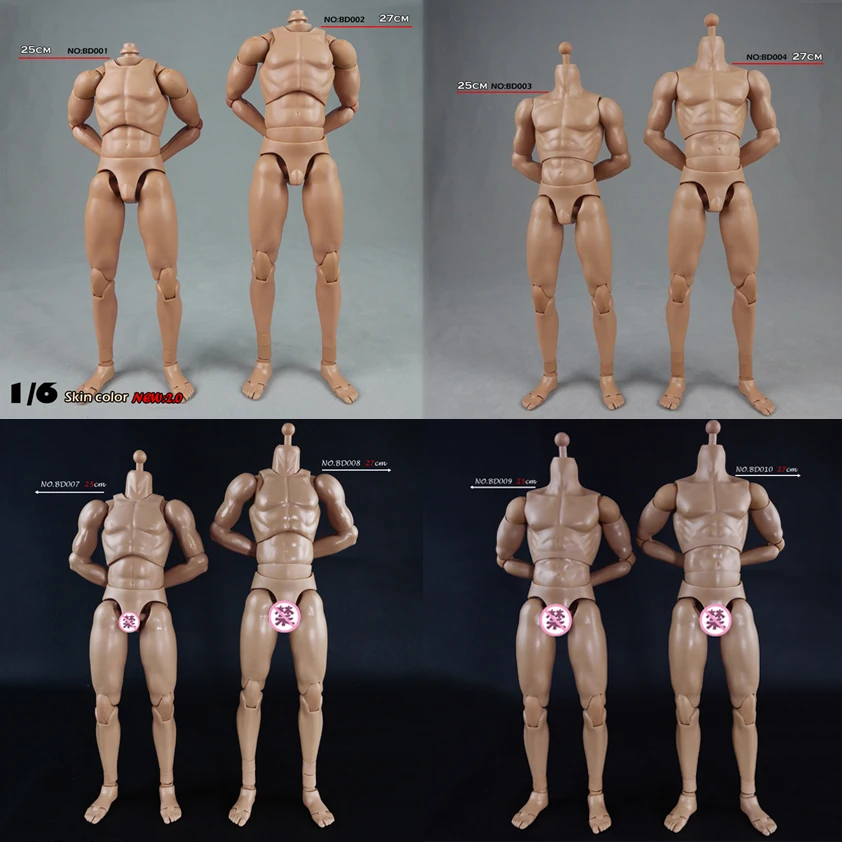 

COOMODEL 1/6 Male Standard Muscle Joint Body BD001 BD002 BD003 BD004 BD007 BD008 BD009 BD010 25/27CM Soldier Action Figure Dolls