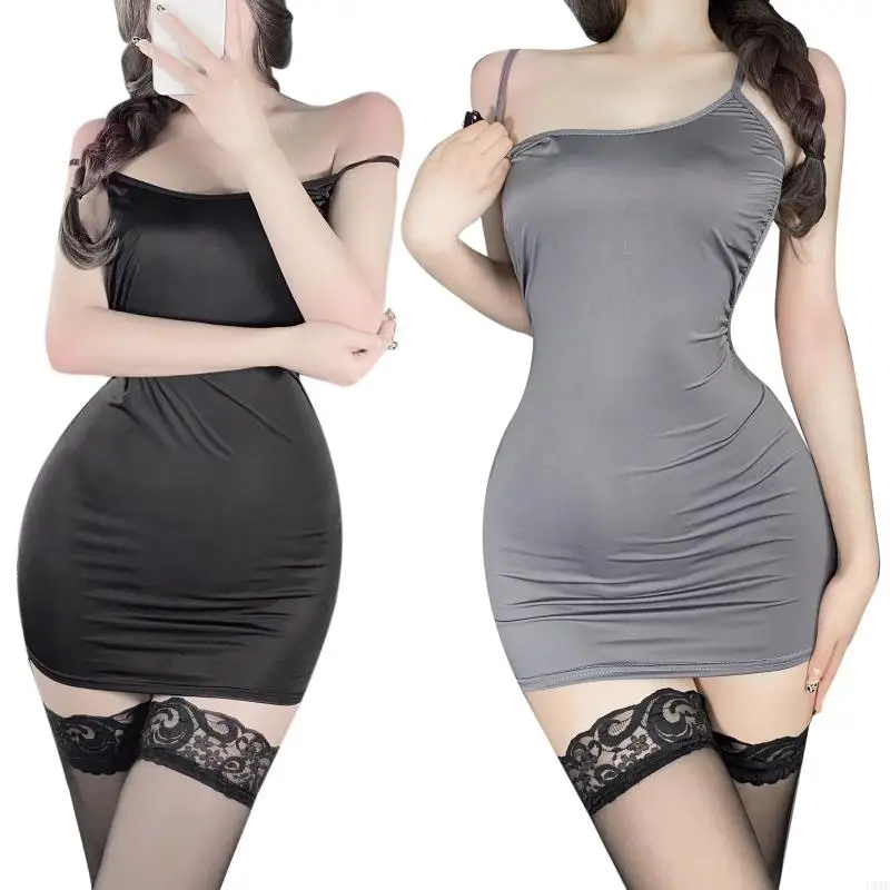 

49MF Женщины Сексуальное платье ягодиц эротическое боди без спины