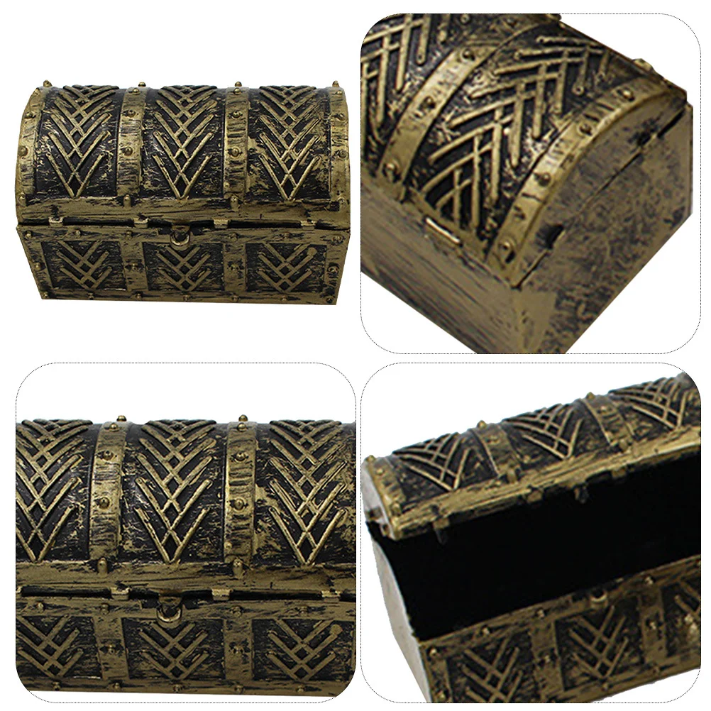 Zestaw do odgrywania ról pirata dla dzieci - Skrzynia Skarbów Premium z monetami, biżuterią i niespodzianką - Idealny na prezent urodzinowy