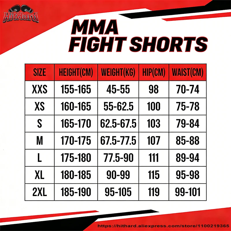 Premium MMA Shorts for Men BJJ Jiu Jitsu No Gi Grappling Boxing Kickboxing Training Fight Shorts Breathable Combat Sports Wear