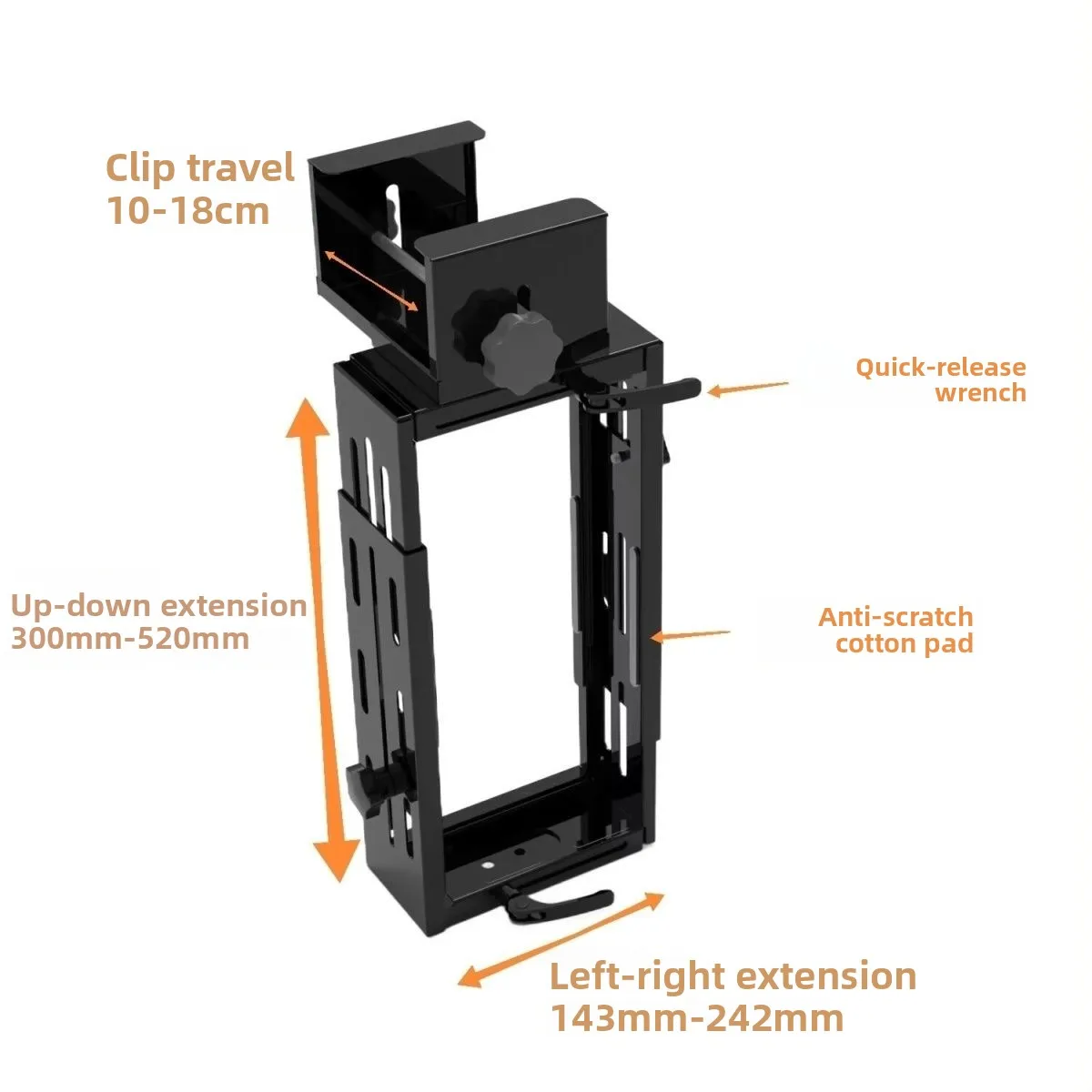 easy-install-holeless-hanging-desktop-computer-case-mount-for-height-adjustable-desk-metal-material-bookroom-organizer