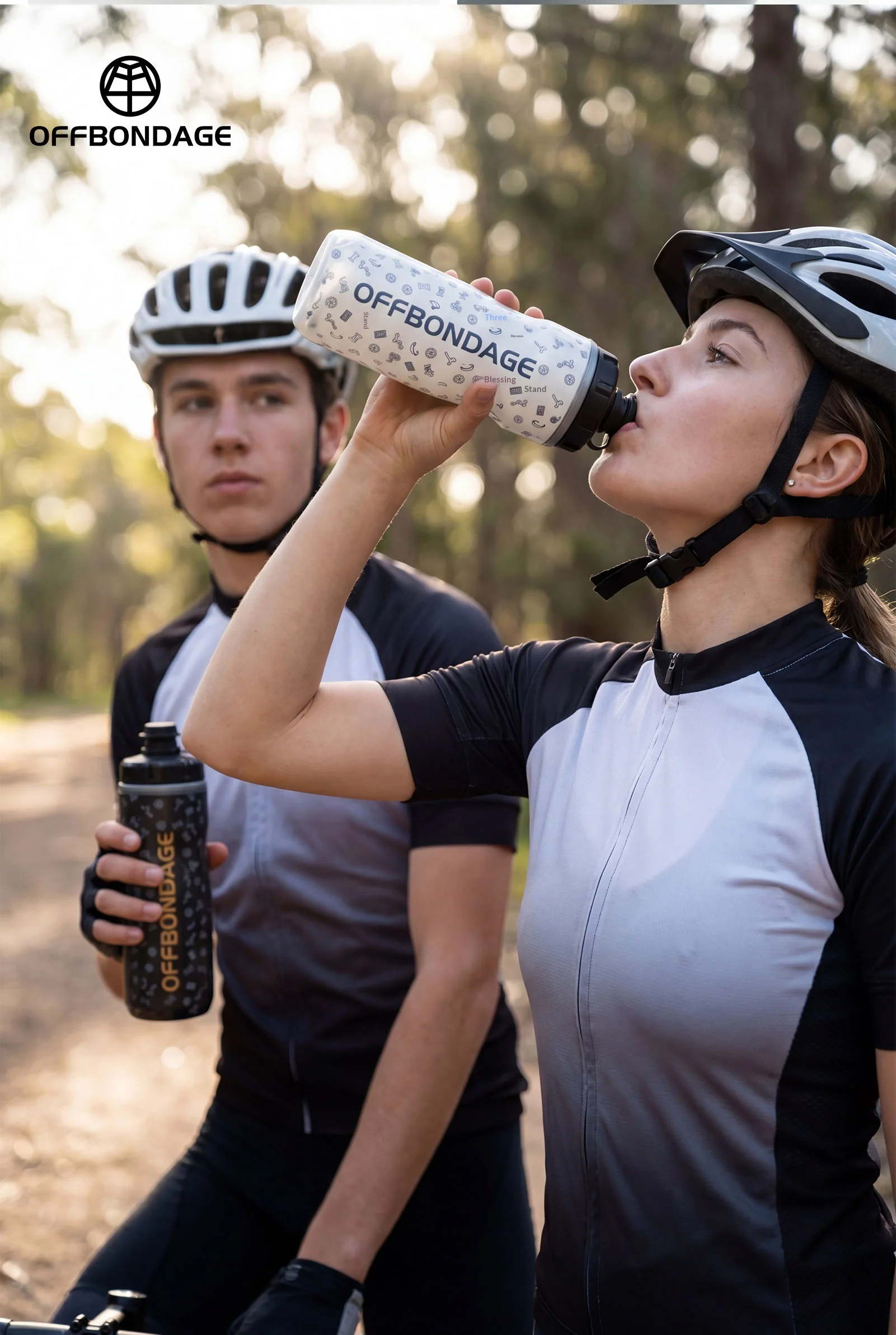 OFFBONDAEG 610ml Fahrradflasche Kälteerhaltend Thermische Wasserflasche Radfahren Outdoor-Sport Trinkflasche Quetschbare MTB Rennrad Zubehör – Detail 13