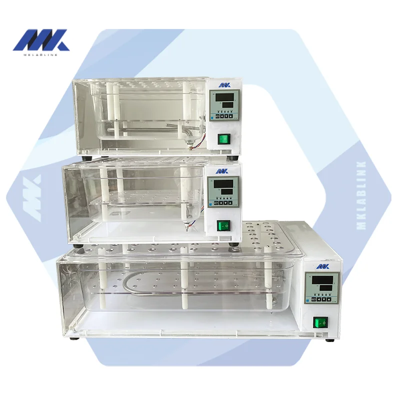 MKLABLINK 10L Lab Water Bath Labware Laboratorio Transparent Water Bath