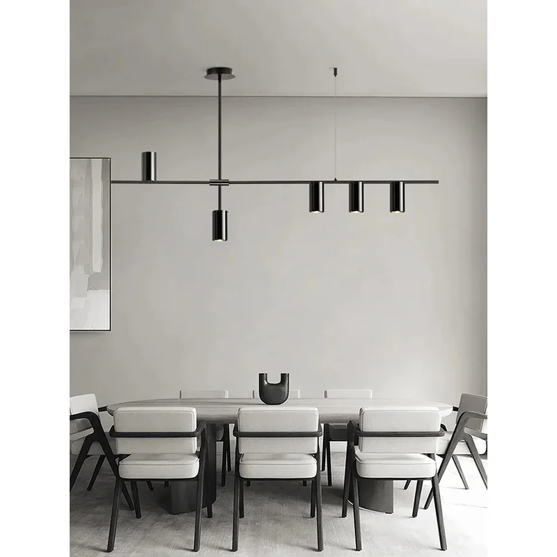 

Modern Pendant Lights Black Gold Chandelier Dining Room Kitchen Hanging Lamp Living Room Bedroom Bar Art Decoration Lighting