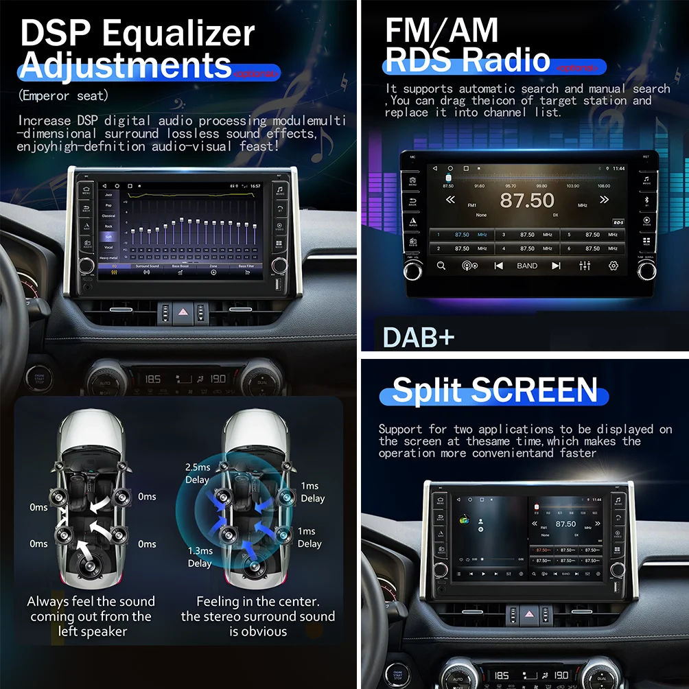 Android 15 para Renault KWID KZE Dacia Spring 2015-2019 Carplay Car Auto Radio reproductor Multimidia navegación GPS DVD Carplay 2 DIN 5