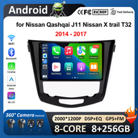 Android OS for Nissan Qashqai J11 Nissan X trail T32 2014 2015 2016 2017 DSP Wireless Carplay GPS Bluetooth Head Unit No 2 din