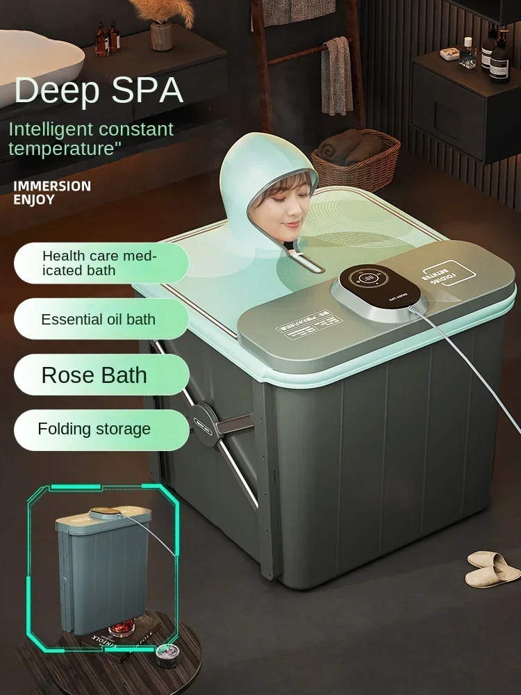 

Best Seller FirstAutomatic Heating Thermostatic Bath Bucket Adult Folding