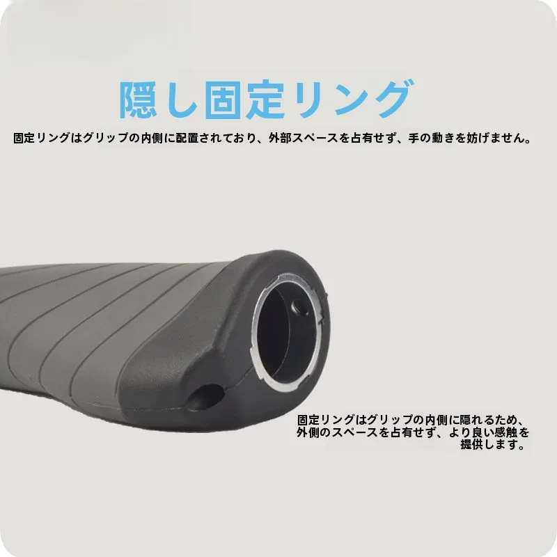 Manoplas de Guidão Astro Bike com Anel Interno de Alumínio e Trava para Bicicletas de Montanha, Capas de Guidão Longas e Curtas, Equipamento de Ciclismo