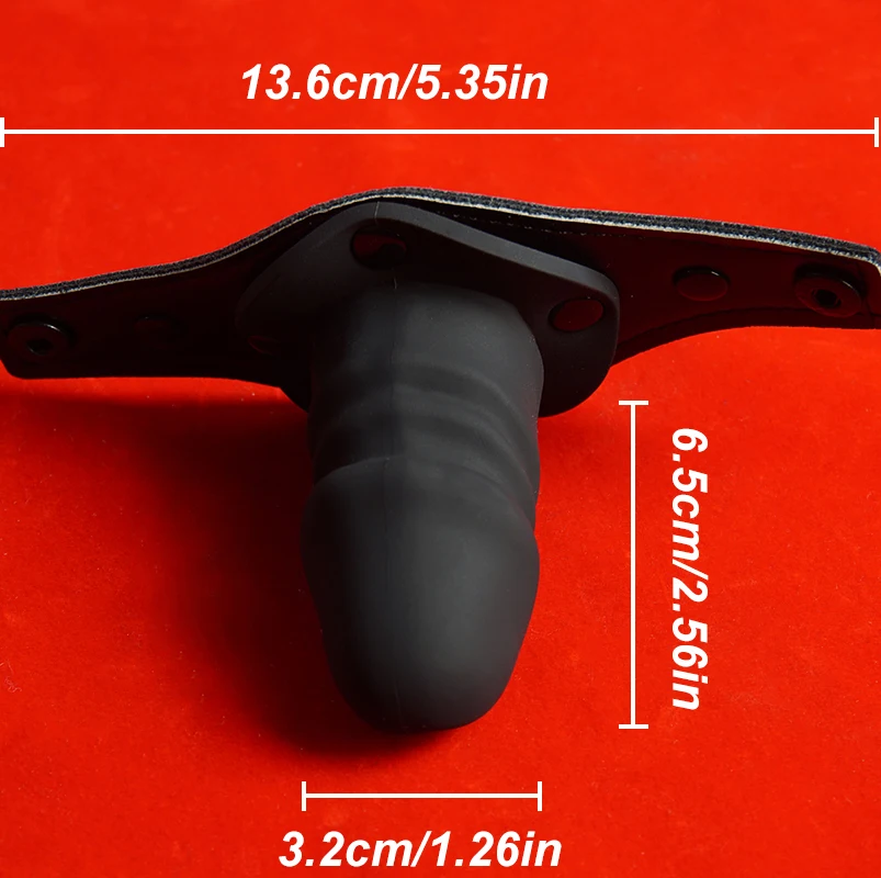 BDSM Detachable Dildo Mouth Gag,Faux Leather SM Head Harness Mask,Bondage Restraints,Sex Toys for Couples view 5