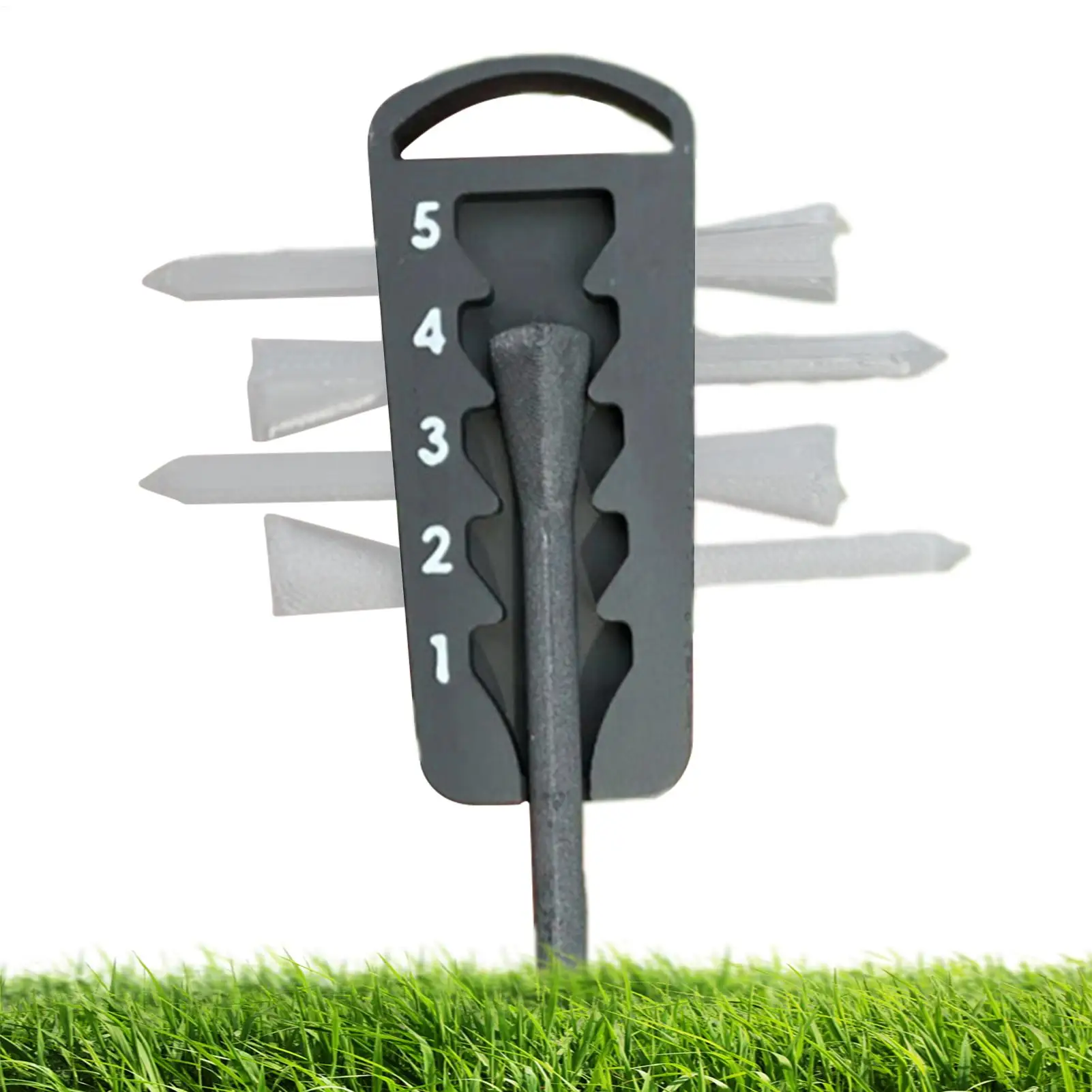 Tee Height Tool Portable Adjustable Golf Tee Lifter Sport Accessories for Pitching Chipping Bunker Practice Driving Range