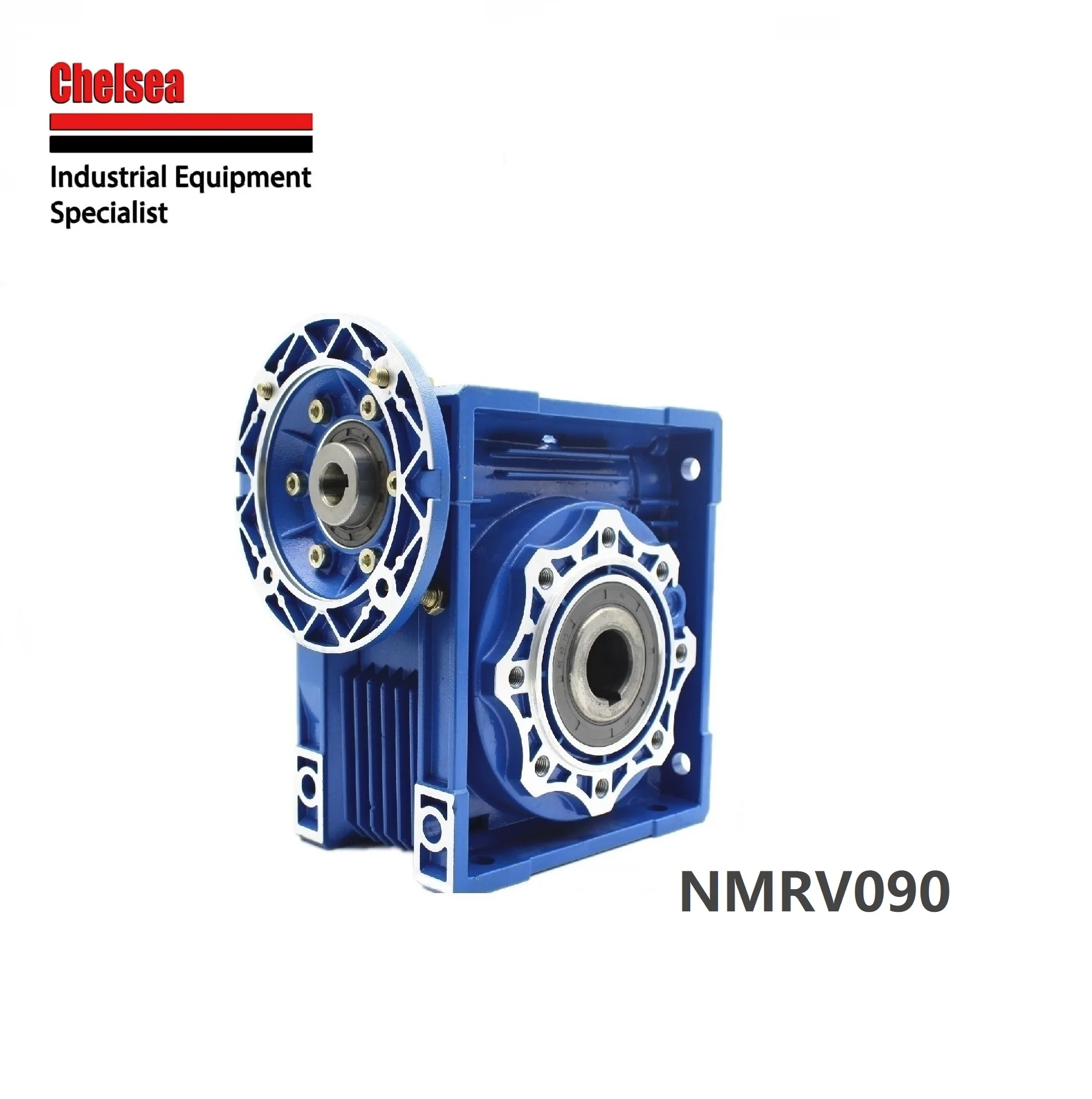 Chelsea Worm Gearbox NMRV090 Input19/24/28mm Output 35mm Ratio 7.5:1-100:1 Motor 0.37kW-4Kw Worm Gear #94 Cooper  +Mineral Oil