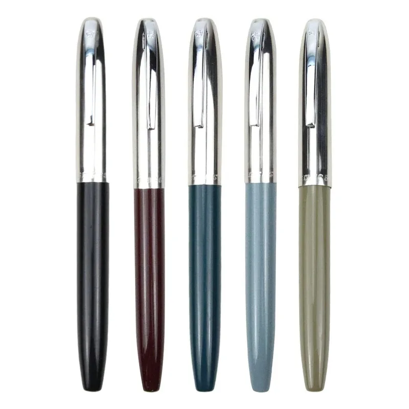 Перьевая ручка HERO 575, пластиковое перо 0,5 мм, канцелярские принадлежности, офисные школьные принадлежности, небесно-голубой, цвета хаки, маркировка, ручки с золотыми чернилами, подарки