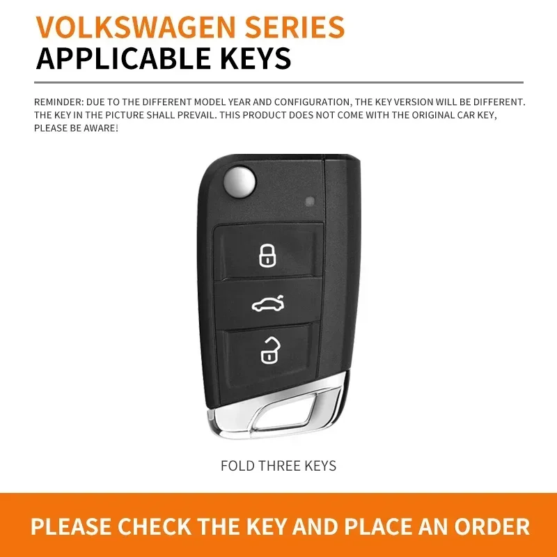 Fashion TPU Car Remote Smart Key Case Cover Protector Shell For VW Volkseagen Golf 8 MK4 MK8 ID.3 ID.4 Auto Keychain Accessories