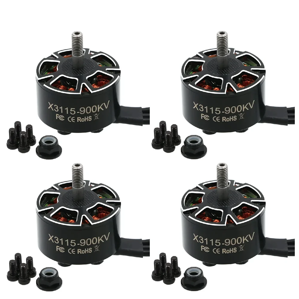 

4pcs/lot NEW X3115 3115 900KV 1050KV 1200KV 6S Brushless Motor for FPV Freestyle 9inch 10inch Long Range Cinelifter RC Drones